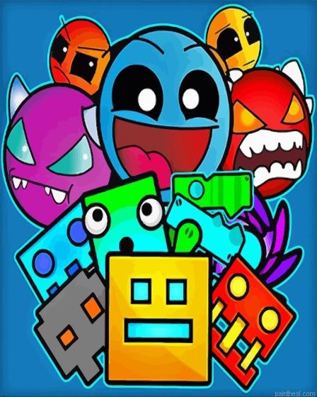 Geometry dash game painting by numbers.jpeg