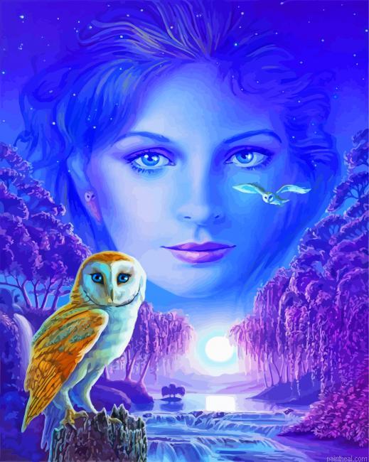 Girl face with owl painting by numbers.jpeg