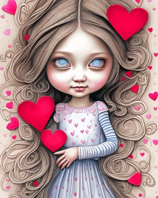 Girl with hearts painting by numbers.jpeg