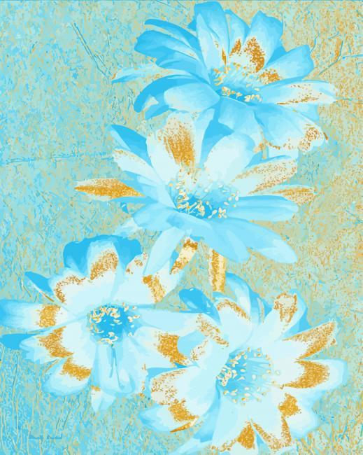 Gold and blue flowers painting by numbers.jpeg