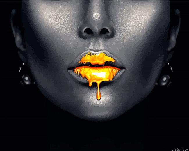 Golden lips painting by numbers.jpeg