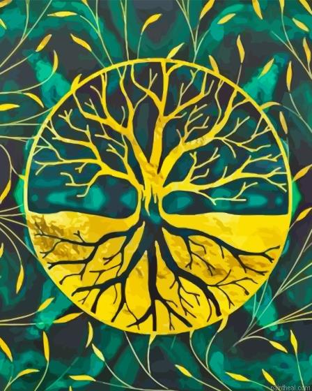 Golden tree painting by numbers.jpeg