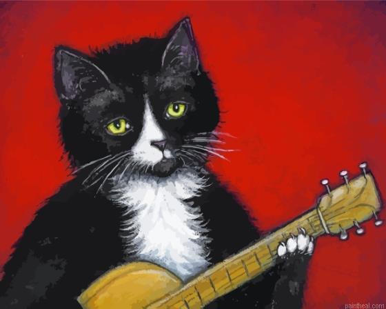 Guitar and black cat painting by numbers.jpeg