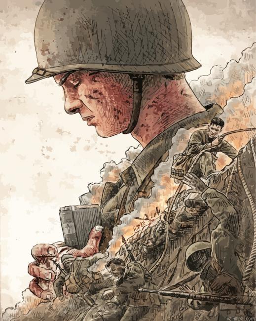 Hacksaw ridge art painting by numbers.jpeg