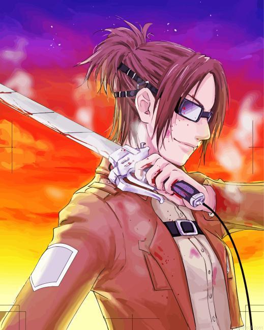 Hange zoe with sword painting by numbers.jpeg