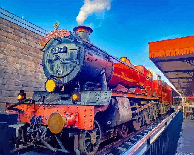 Harry potter hogwarts train painting by numbers.jpeg