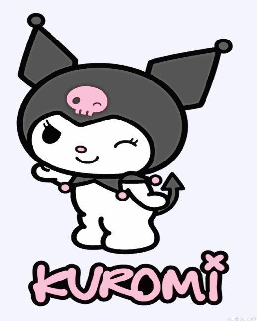 Hello kitty kuromi cartoon character painting by numbers.jpeg