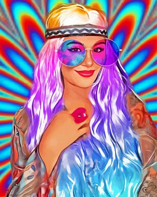 Hippy girl painting by numbers.jpeg