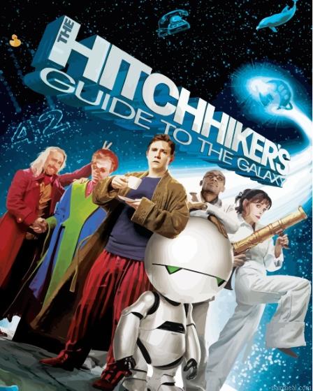 Hitchhikers guide to the galaxy poster painting by numbers.jpeg