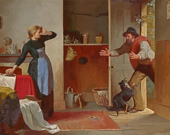 Home again by frederick mccubbin painting by numbers.jpeg