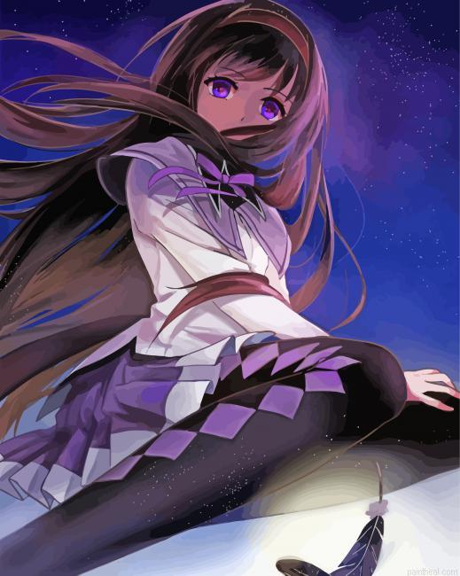 Homura akemi painting by numbers.jpeg
