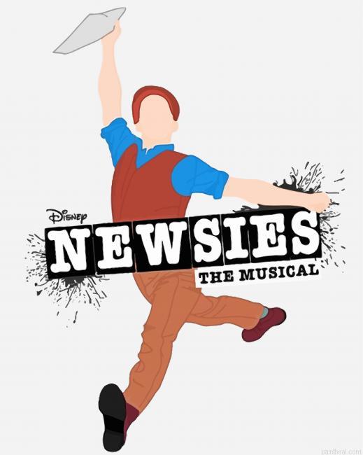 Illustration newsies poster painting by numbers.jpeg