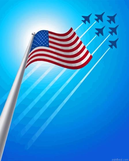 Illustration us thunderbirds jets painting by numbers.jpeg