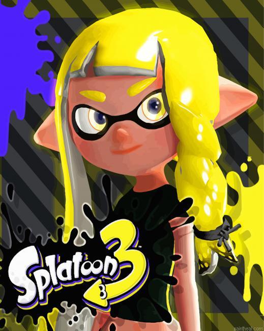 Inkling splatoon 3 painting by numbers.jpeg