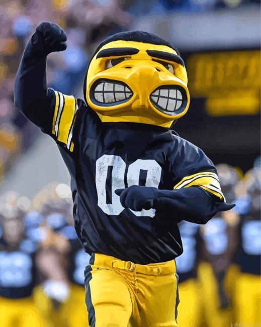 Iowa hawkeyes mascot painting by numbers.jpeg