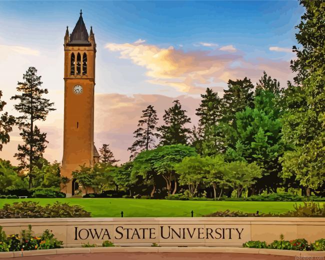 Iowa state university ames painting by numbers.jpeg