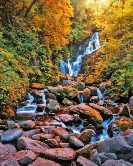 Ireland torc waterfall painting by numbers.jpeg