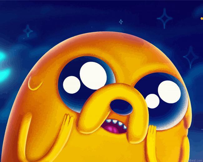Jake the dog painting by numbers.jpeg