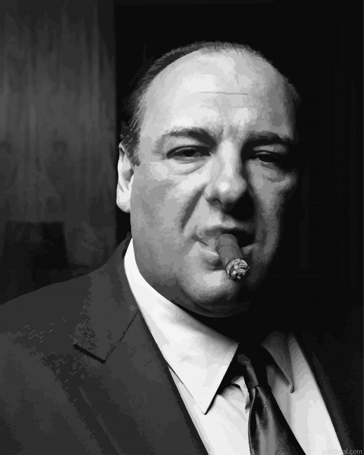 James gandolfini smoking painting by numbers.jpeg