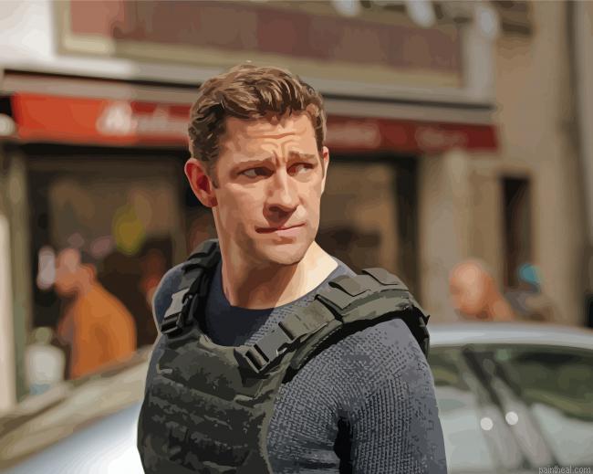 John krasinski in jack ryan painting by numbers.jpeg