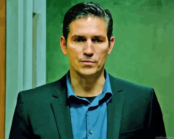 John reese from person of interest painting by numbers.jpeg