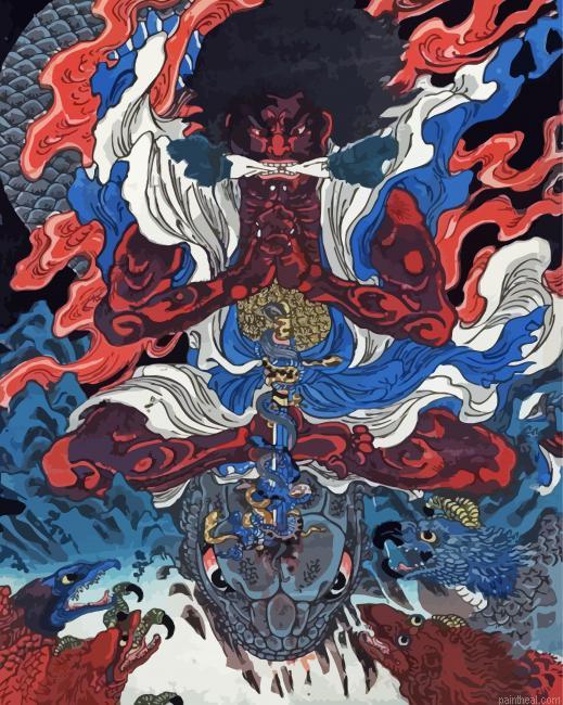 Kidomaru utagawa kuniyoshi painting by numbers.jpeg