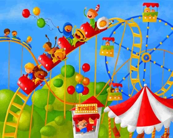 Kids in roller coaster park painting by numbers.jpeg