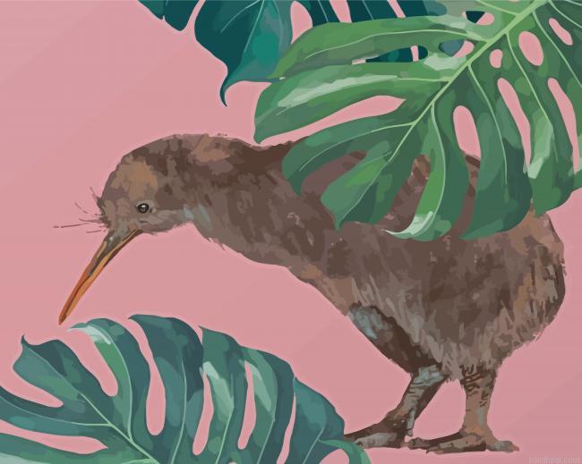 Kiwi bird and leaves painting by numbers.jpeg