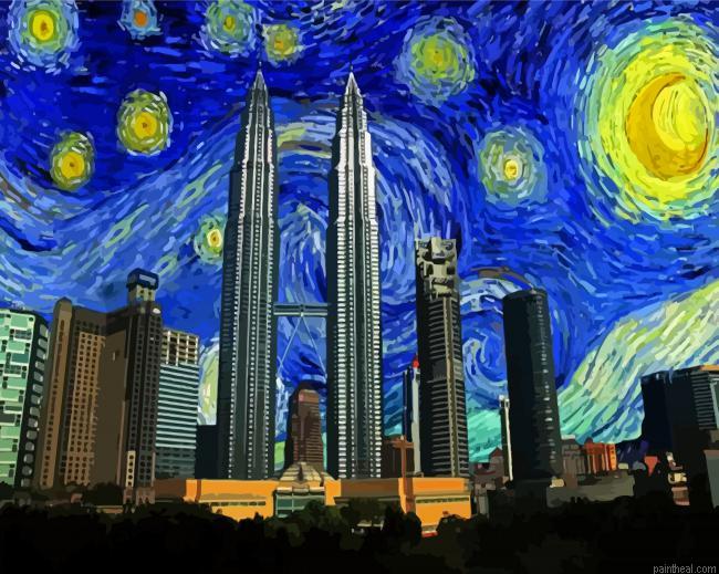 Kuala lumpur starry night painting by numbers.jpeg