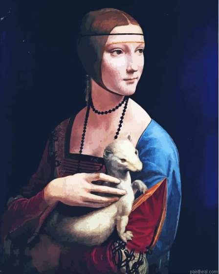 Lady with ferret painting by numbers.jpeg
