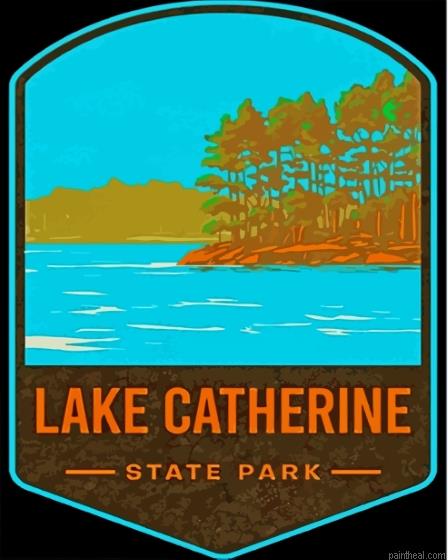 Lake catherine state park poster painting by numbers.jpeg