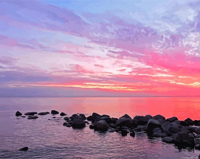 Lake winnipeg sunset painting by numbers.jpeg