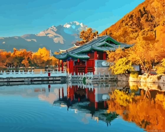 Lijiang in china painting by numbers.jpeg
