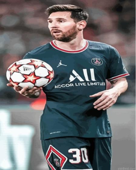 Lionel messi paint saint german painting by numbers.jpeg