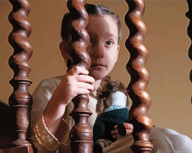 Little girl from skin walker painting by numbers.jpeg