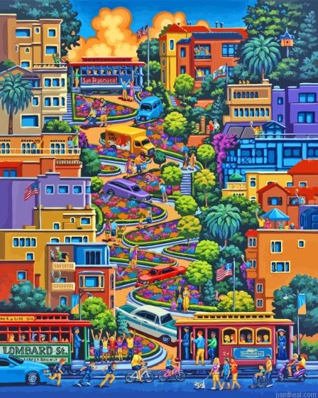 Lombard street cartoon painting by numbers.jpeg