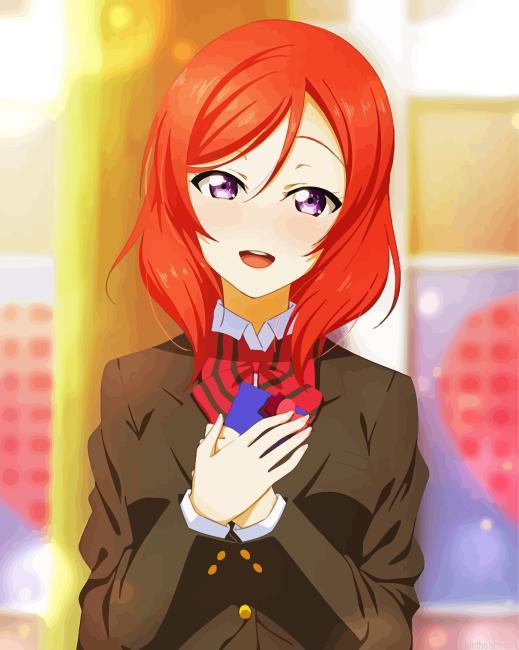 Love live maki nishikino painting by numbers.jpeg