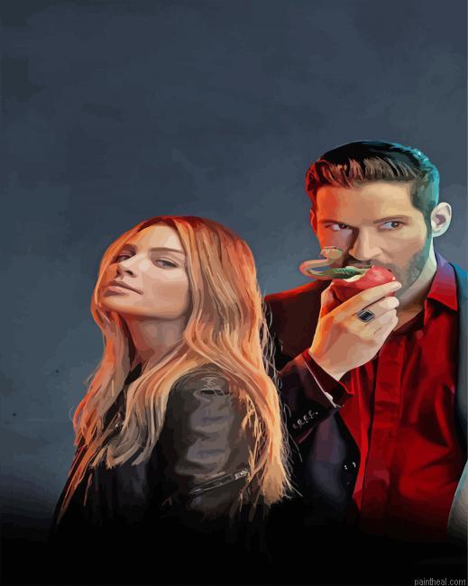 Lucifer morningstar and chloe characters painting by numbers.jpeg