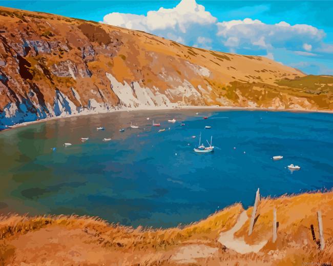 Lulworth cove england painting by numbers.jpeg