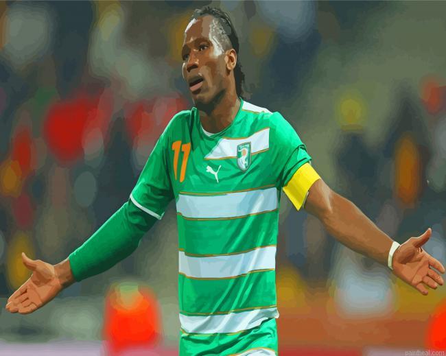 Lvoirian footballer didier drogba painting by numbers.jpeg