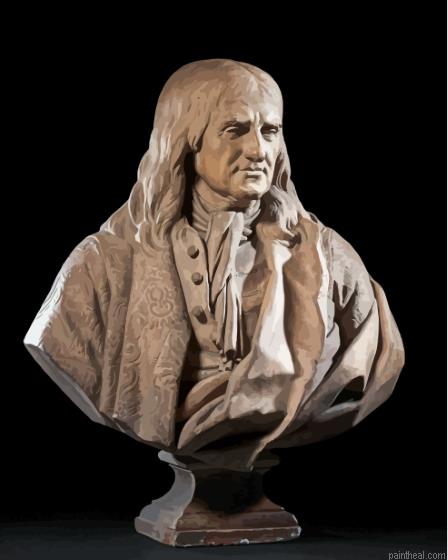 Man sculpture by jean jacques caffieri painting by numbers.jpeg