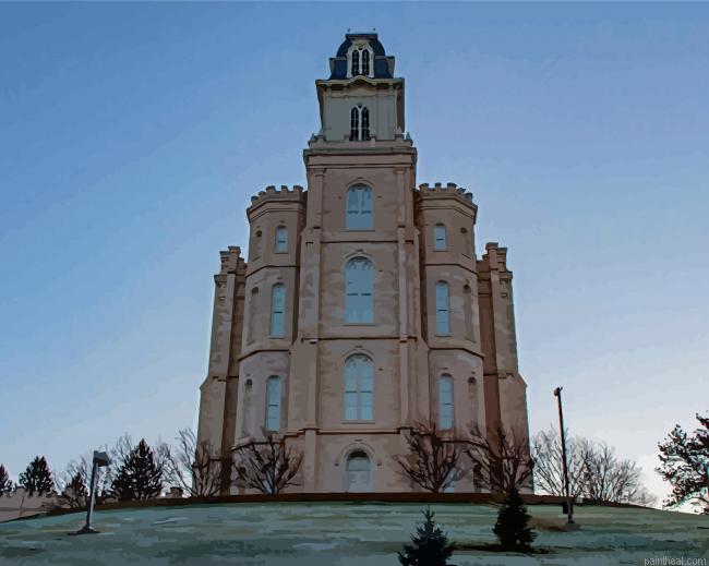 Manti temple in utah painting by numbers.jpeg