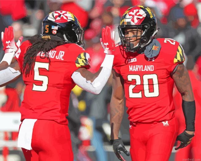 Maryland terrapins footballers painting by numbers.jpeg