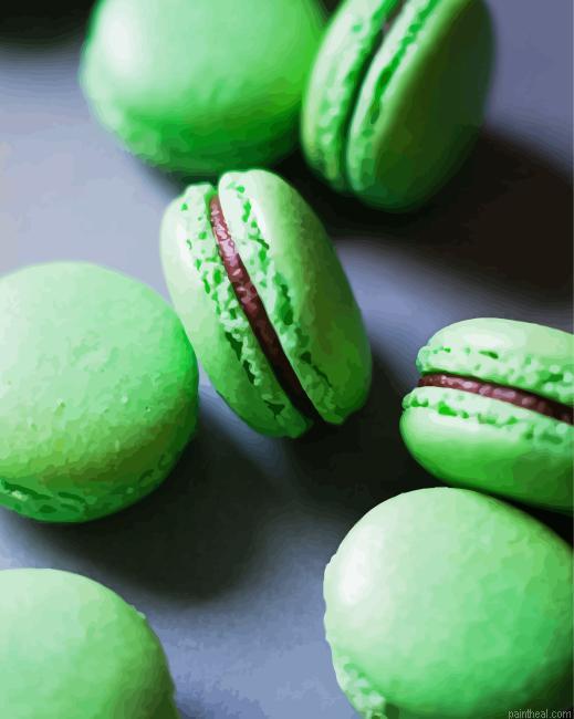 Matcha maccaroons painting by numbers.jpeg