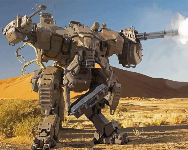 Mechwarrior video game painting by numbers.jpeg