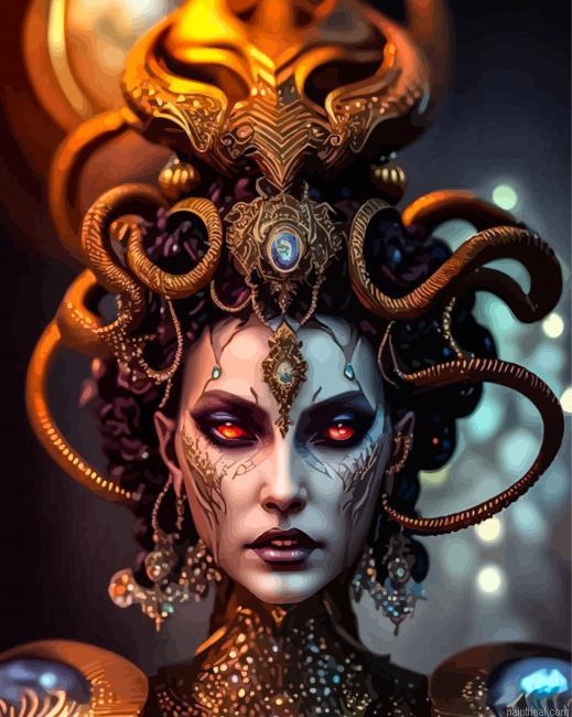 Medusa painting by numbers.jpeg