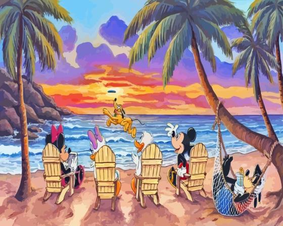 Mickey and friends at the beach painting by numbers.jpeg