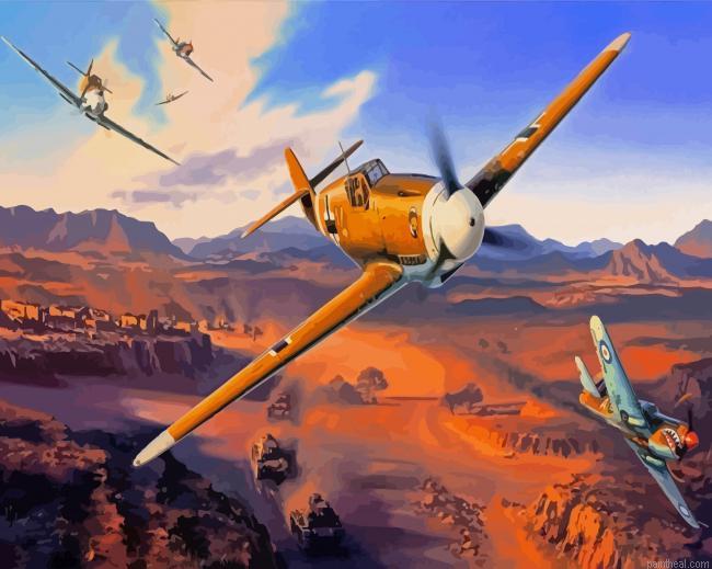 Military ww2 aeroplanes painting by numbers.jpeg