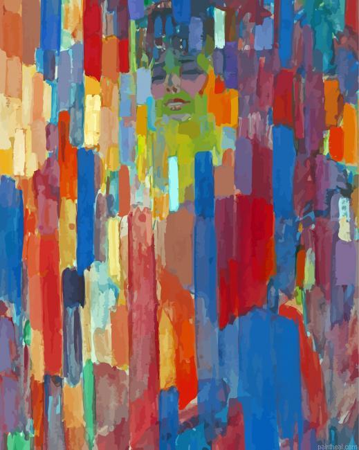 Mme kupka among verticals by kupka painting by numbers.jpeg