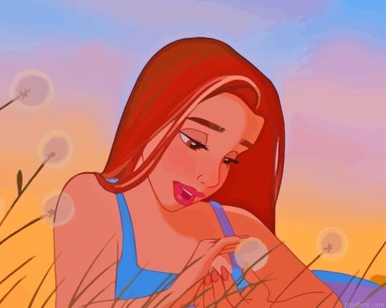 Modern disney princess ariel painting by numbers.jpeg